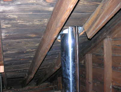 Home Inspection - Cut Roof Rafter